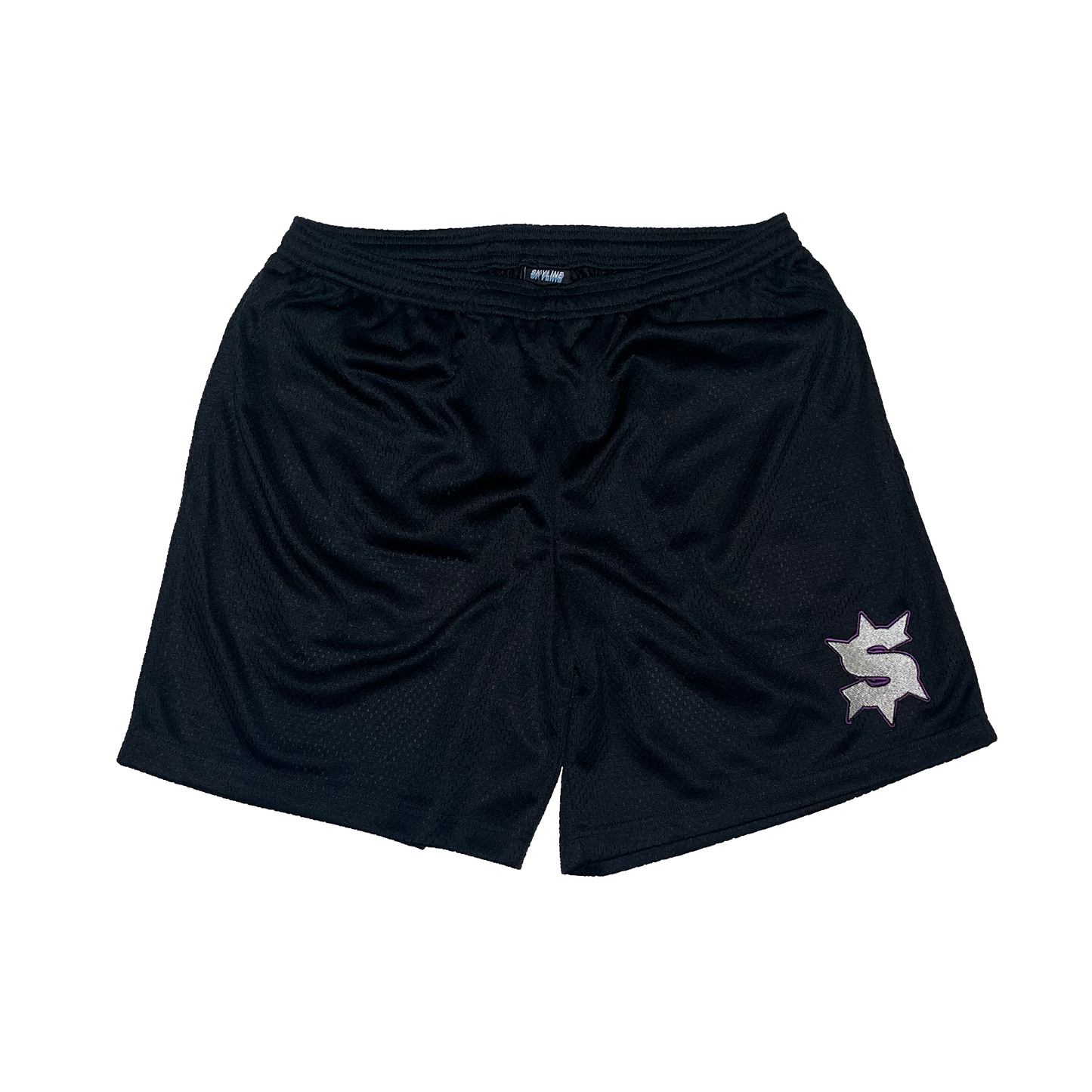 "SPIKEY S" SHORTS BLACK